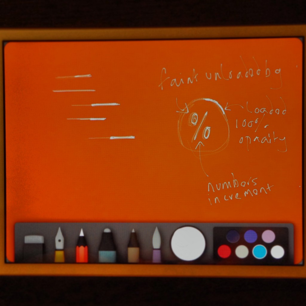 Sketch on iPad mini